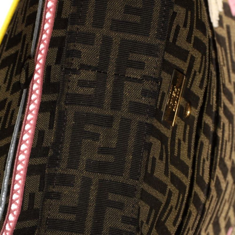 Fendi Baguette NM Bag Embroidered Zucca Canvas Medium Brown, Print - Picture 5 of 6